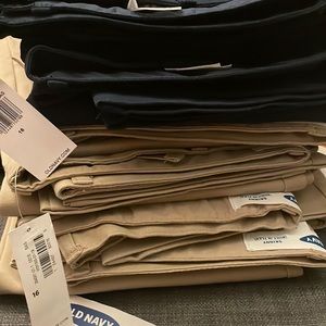 Old Navy Skinny Built-In Flex Uniform Pants For Boys